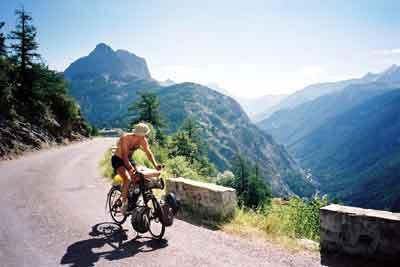 Pascal dans le col d'Allos