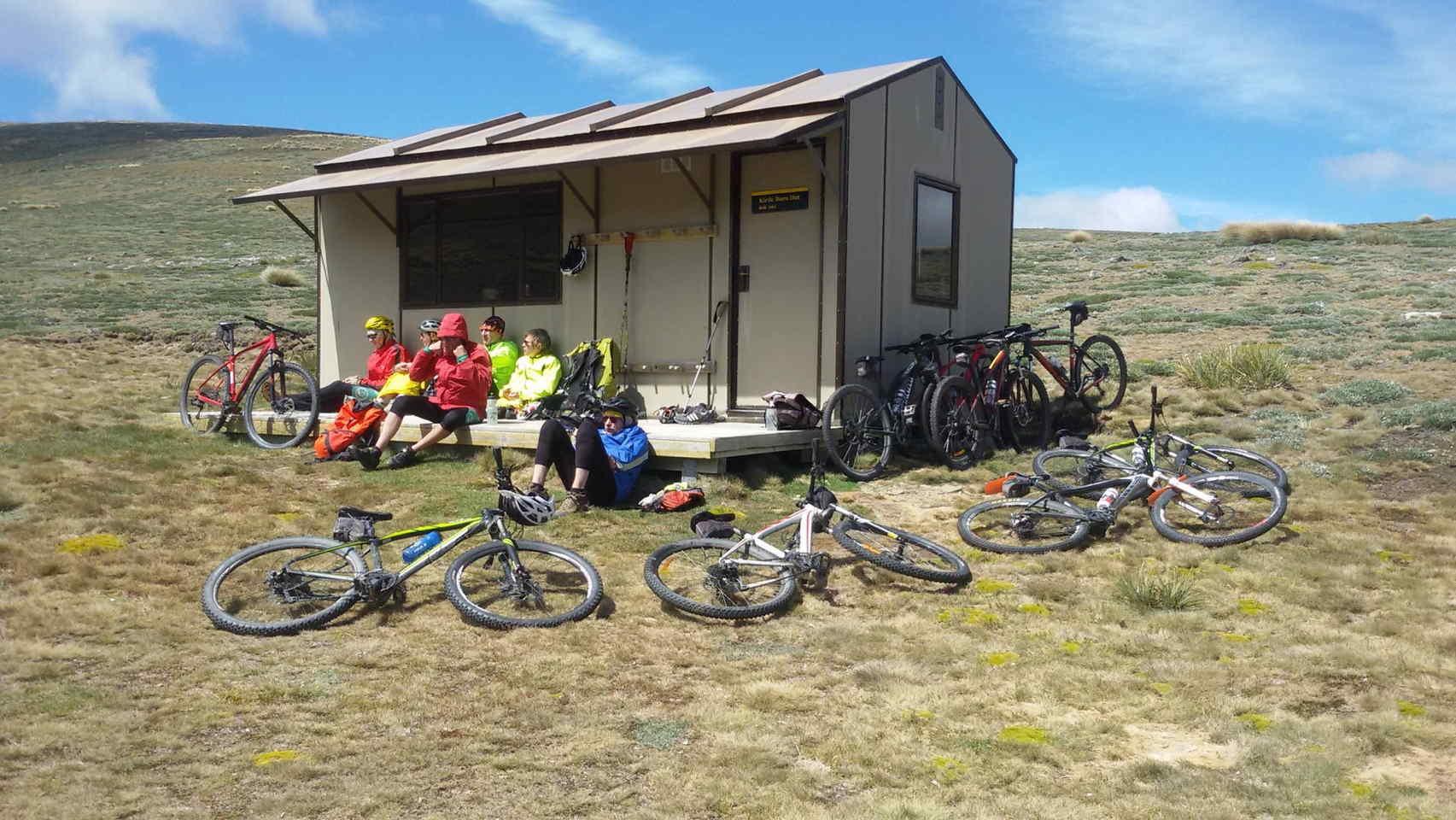 Pause à la hutte