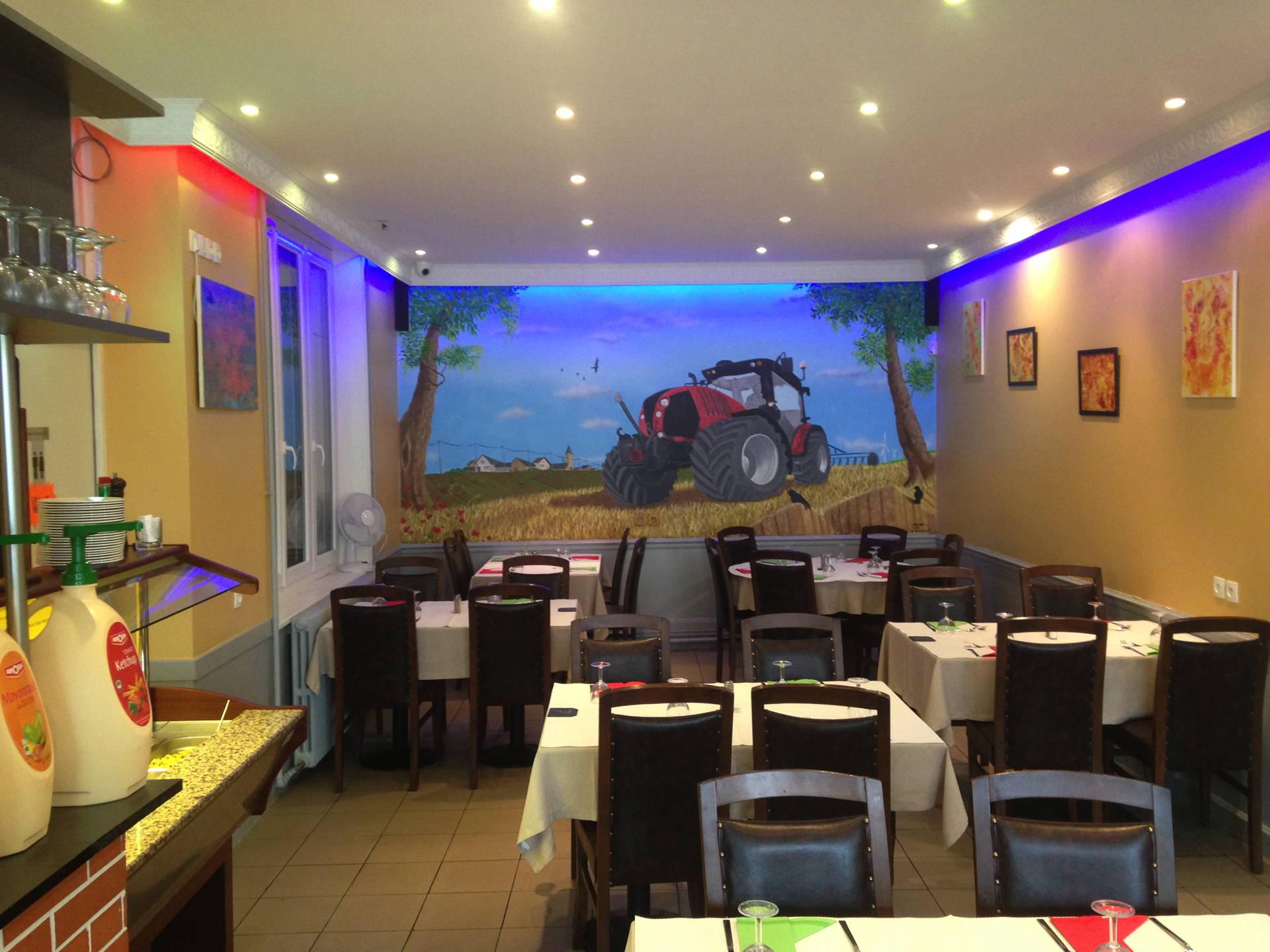 Fresque
              de tracteur