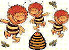 retour des abeilles a la ruche