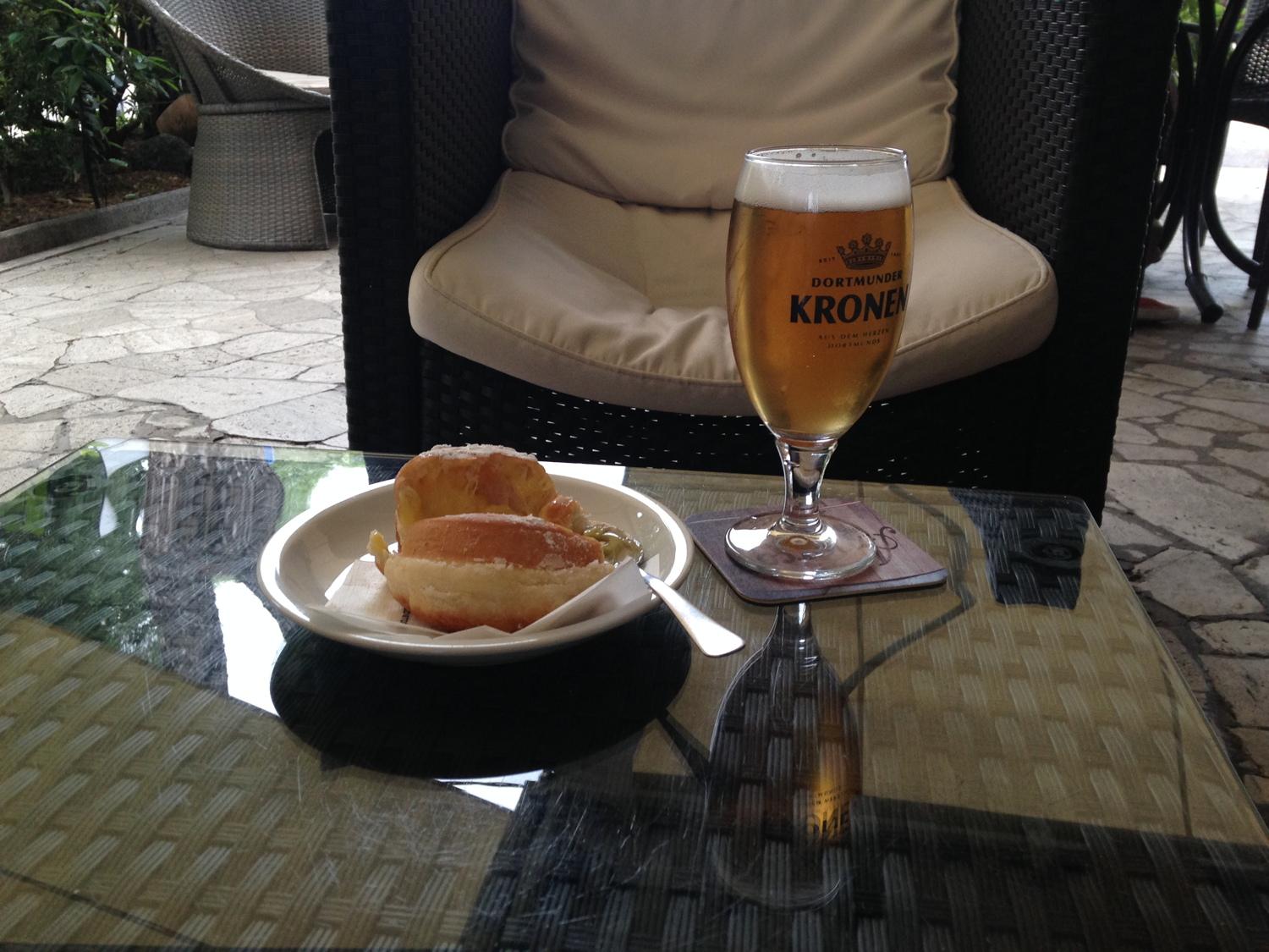 Bomboloni et bière à Rimini